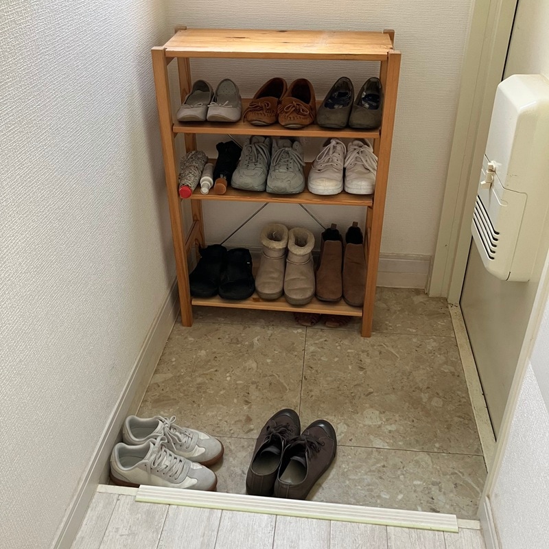 玄関ビフォ