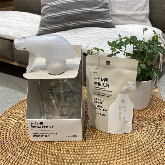 トイレ用 希釈洗剤セット