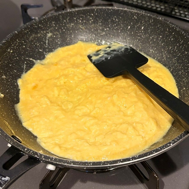オムレツ工程