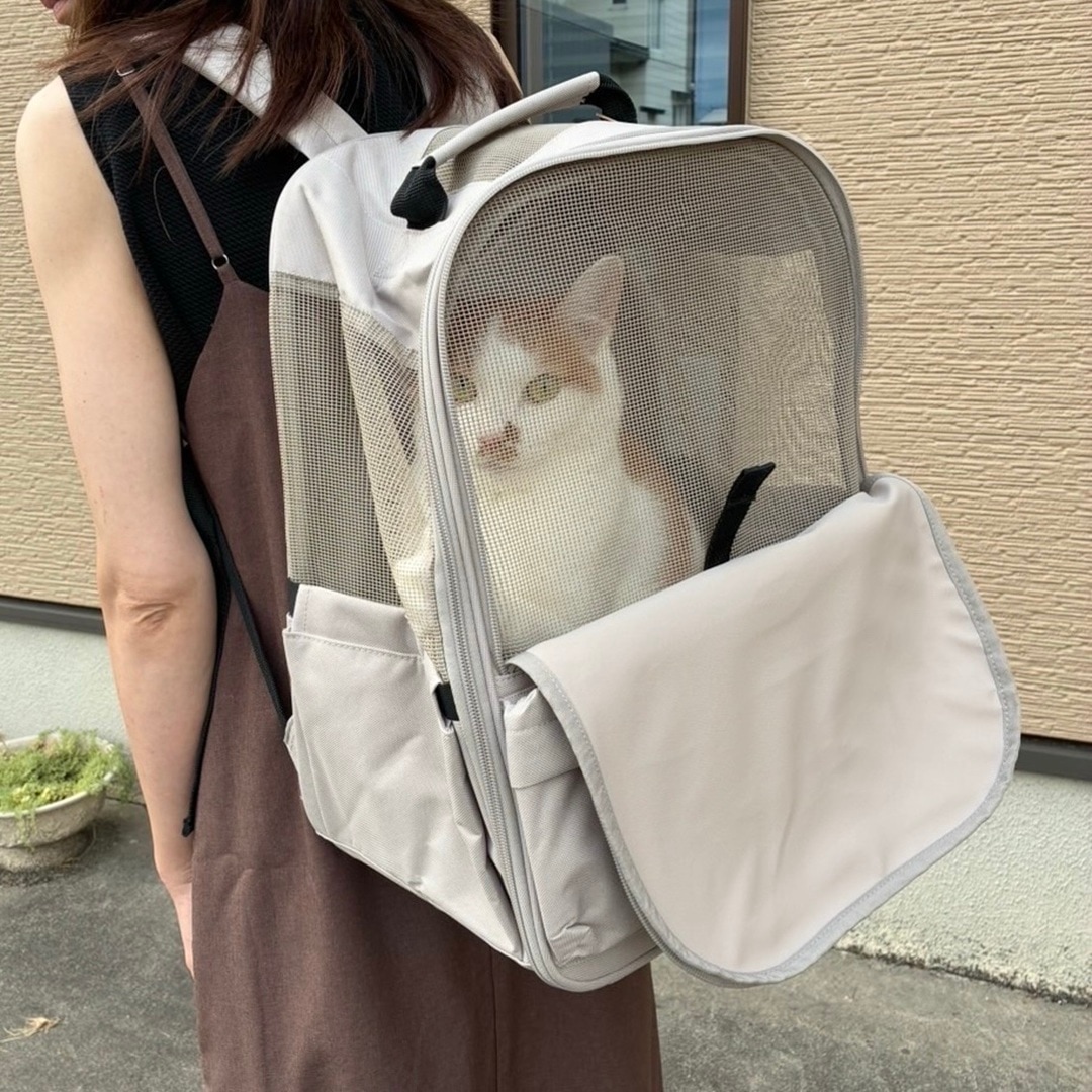 【砺波】ペット用キャリーバッグリュック型のご紹介_1VsiJO