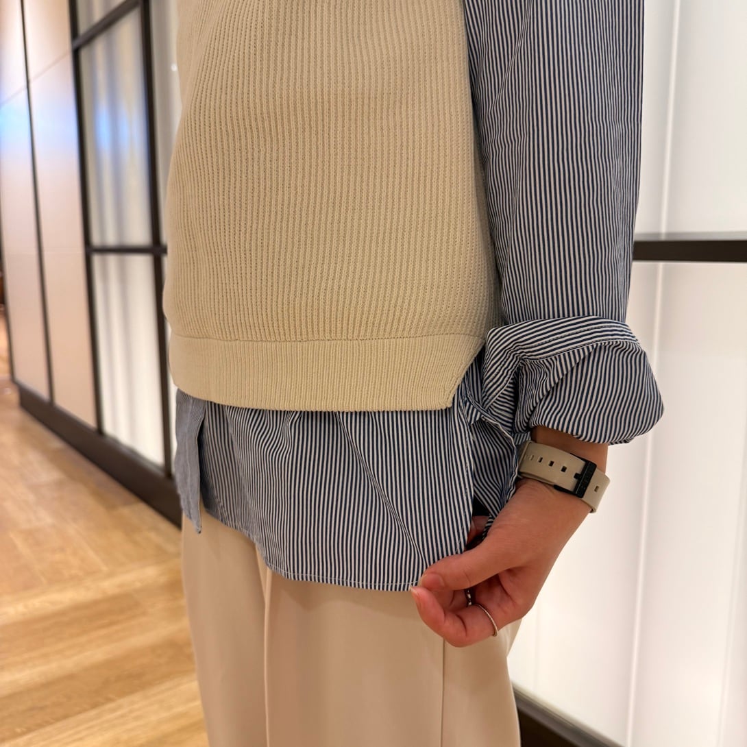 【神戸阪急】 婦人　素材に還る洗えるVネックベスト　のご紹介_4t58yR