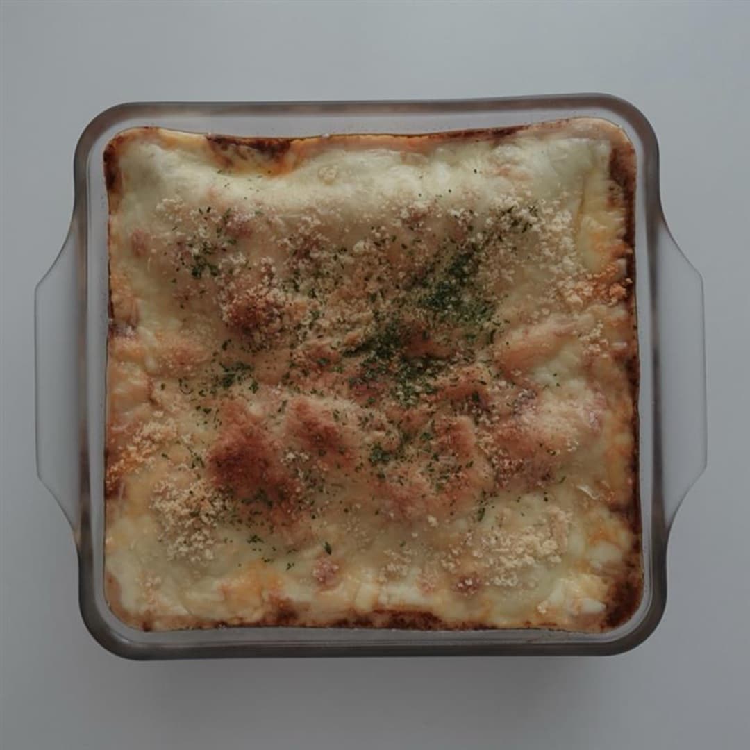 【酒田】重ねて焼くだけ。ミートグラタンの素でラザニア_t2xjtL