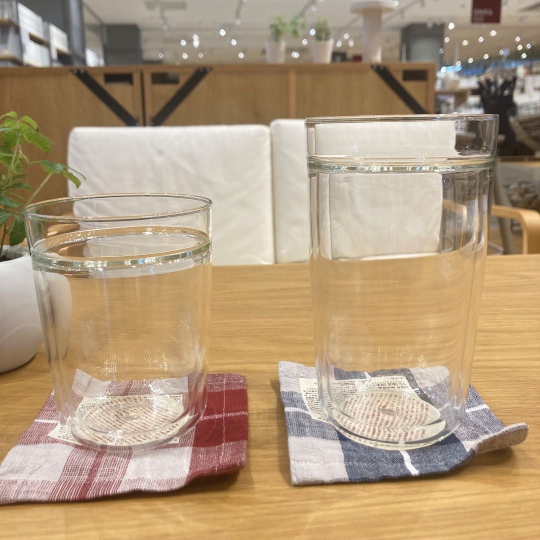 グラス並び