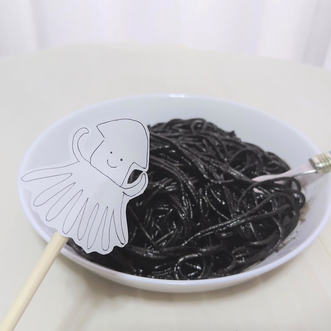 いかすみパスタ