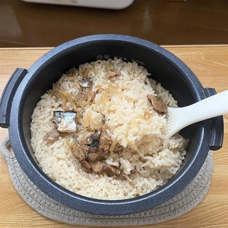 秋刀魚と生姜のごはん