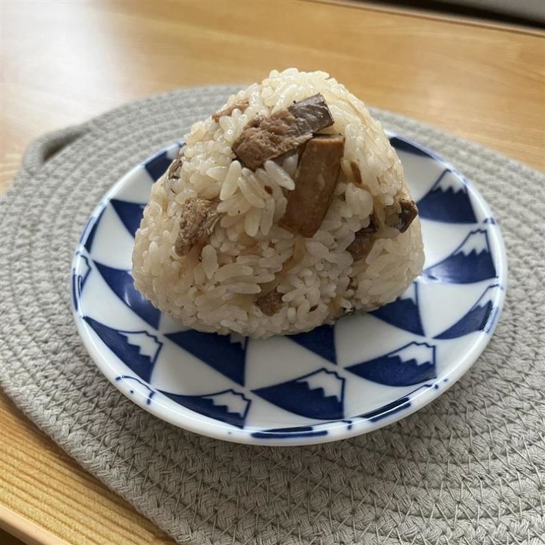 秋刀魚と生姜のごはん