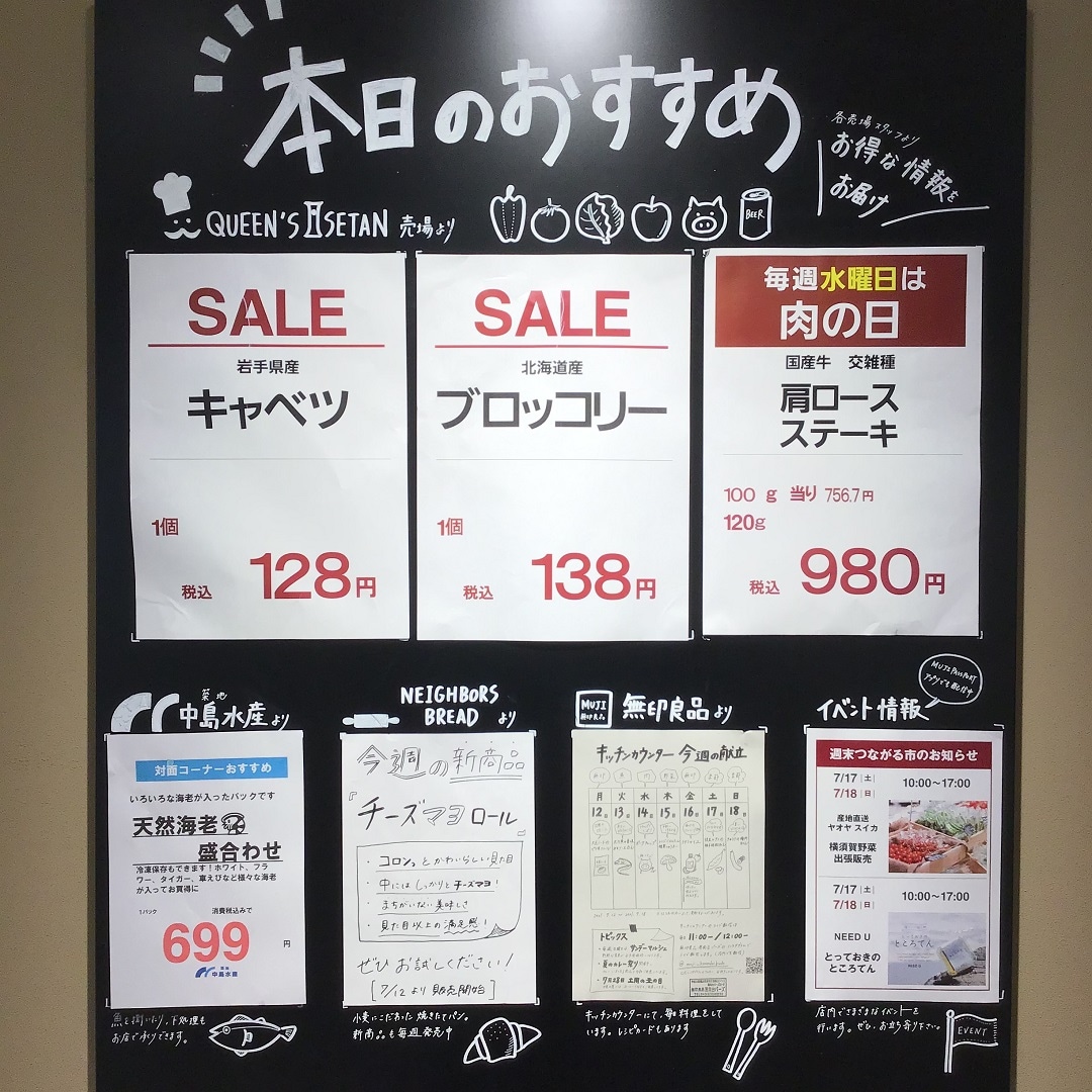 おすすめ黒板