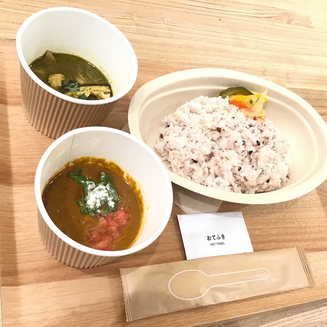 ２種盛りカレー