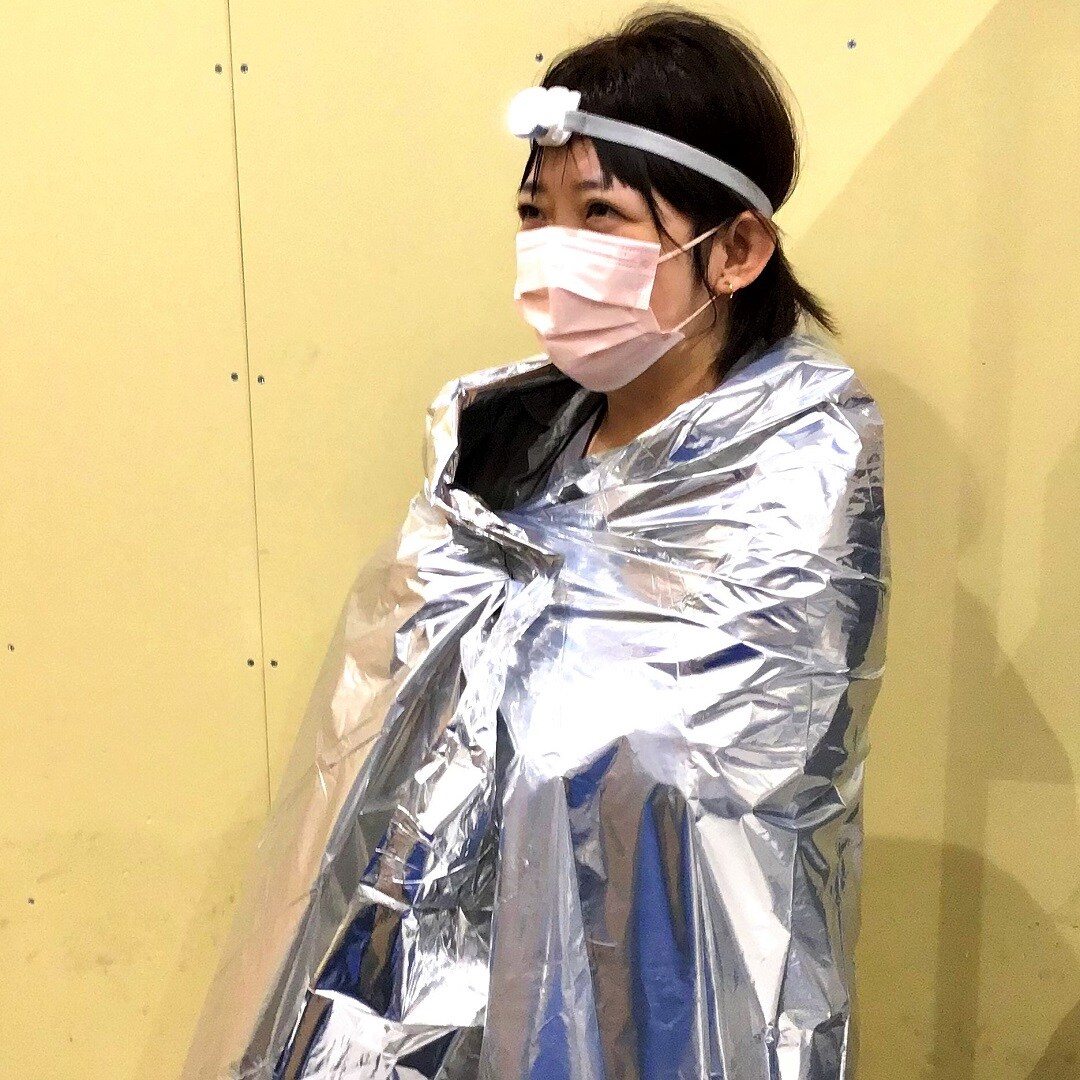 【柏ステーションモール】巻いている写真