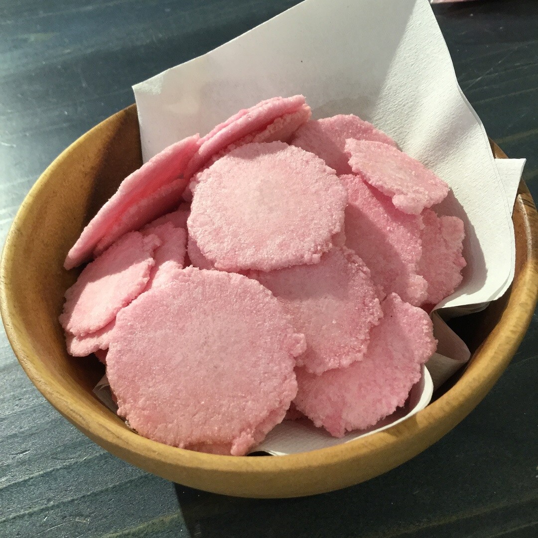 【岡山ロッツ】私の好きなお菓子│梅せんべい