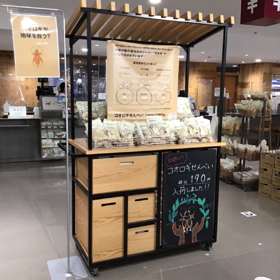 【津田沼パルコ】ついにきました、コオロギせんべい
