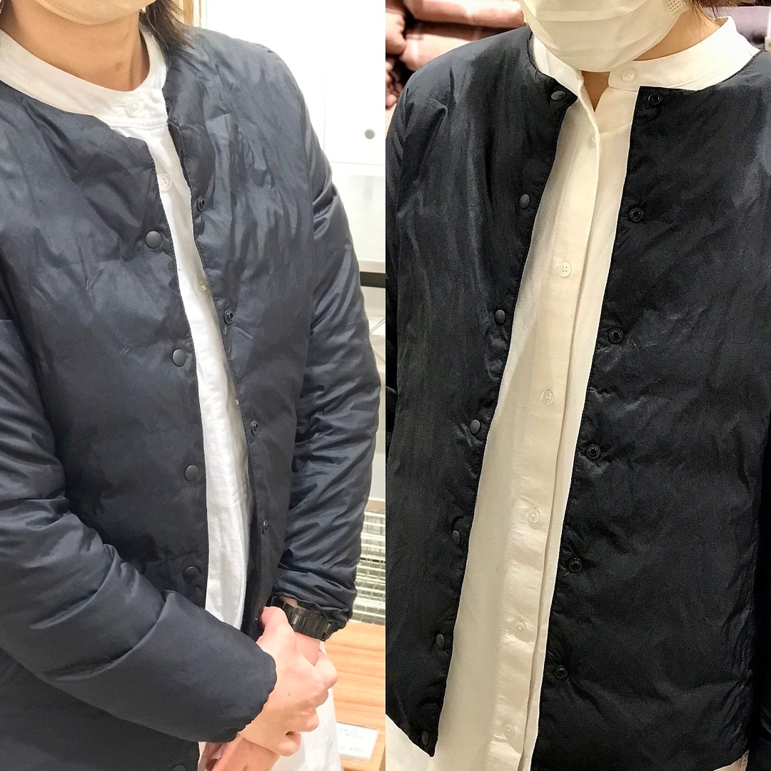 【ザ・モール仙台長町】ダウンのスタッフ着こなし