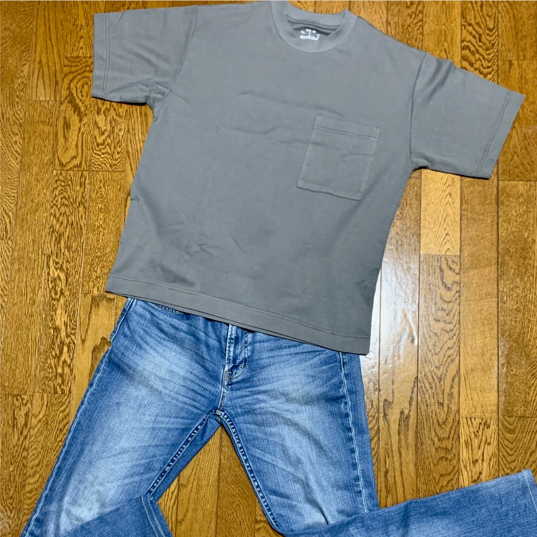 【イオンモール堺北花田】ゆるく着こなす『インド綿　二重編み　ビッグTシャツ』｜スタッフが選ぶ無印良品