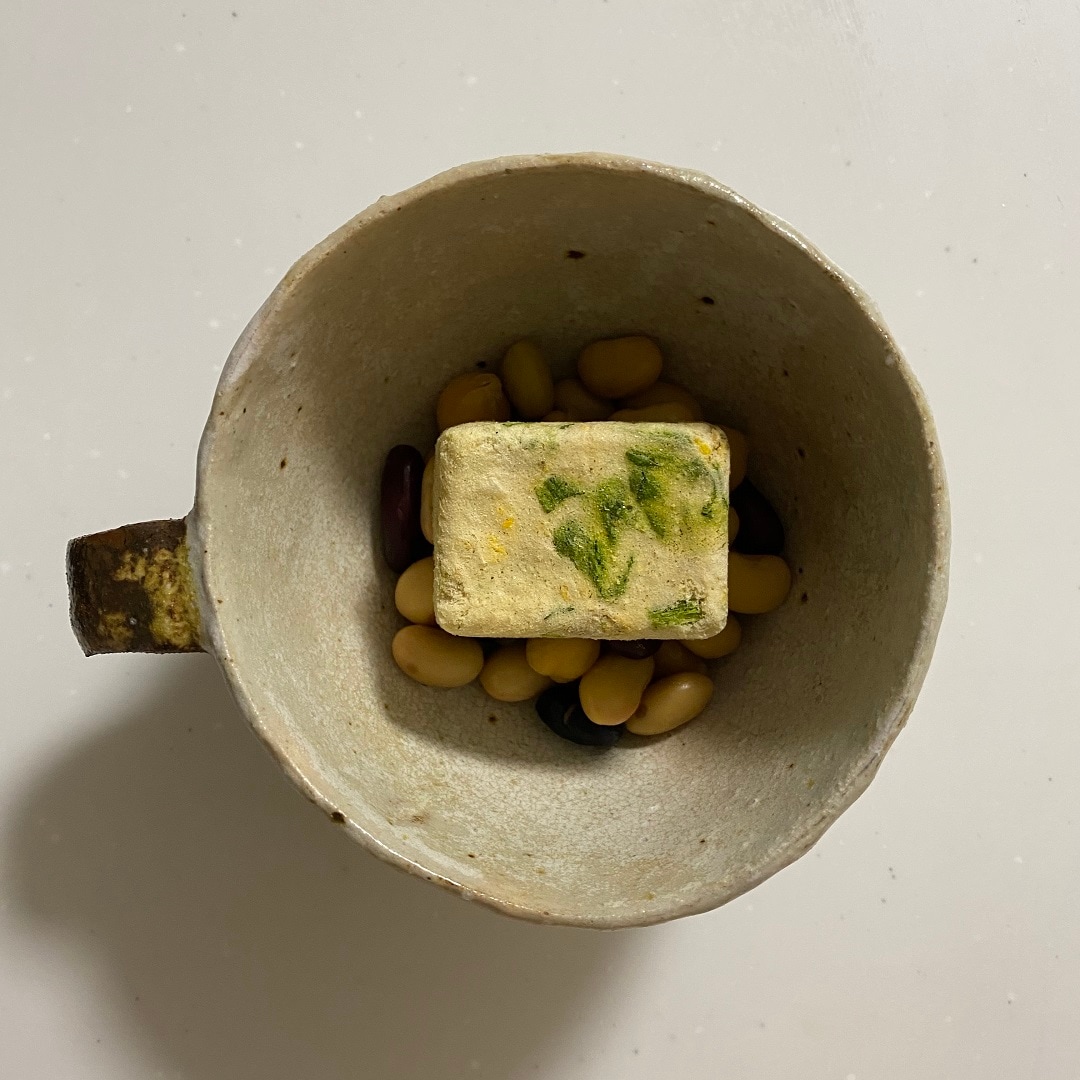 食べるスープ大豆②