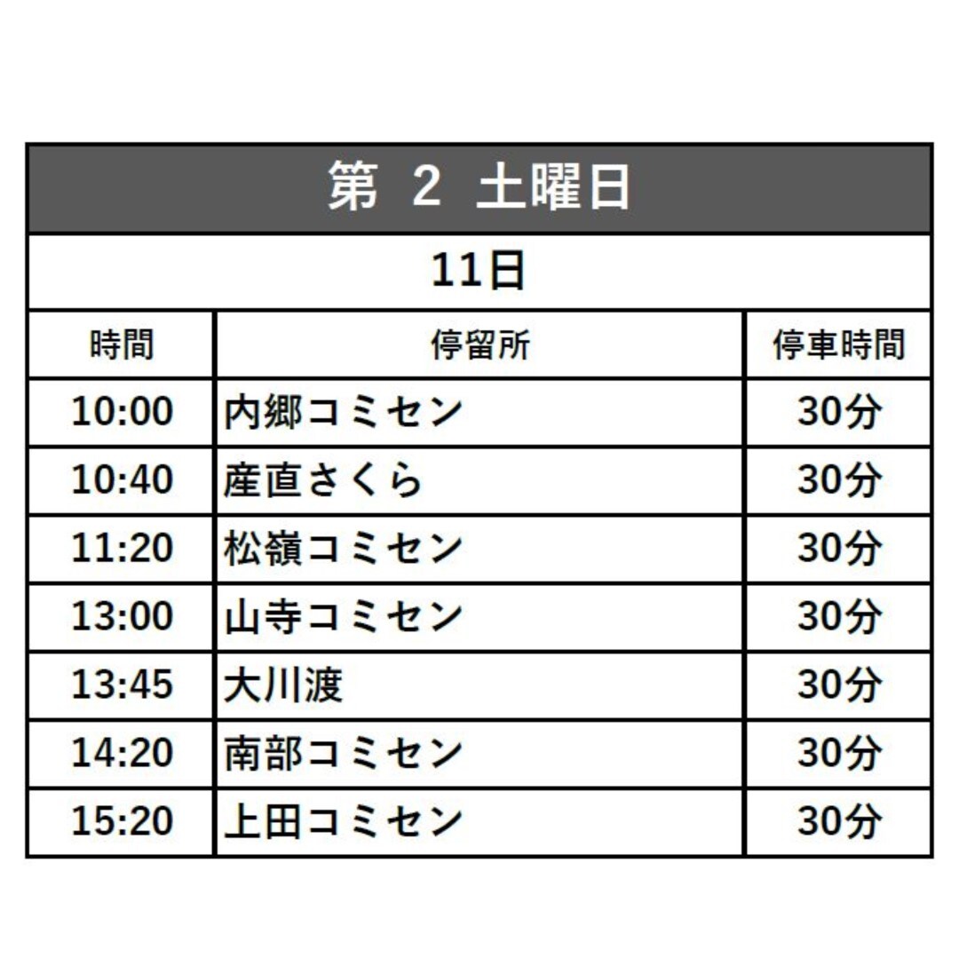 土曜日２