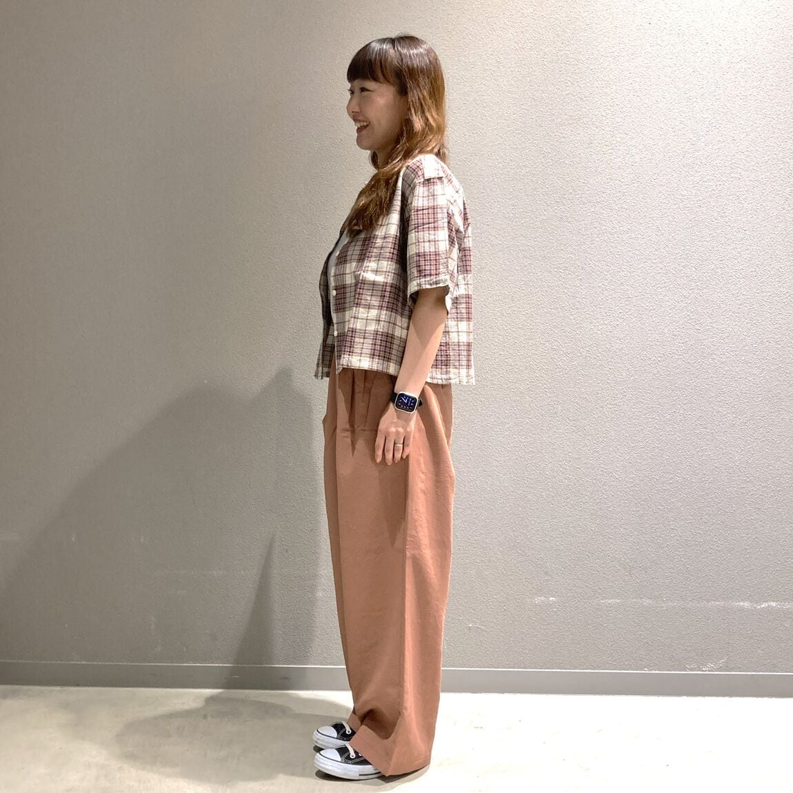 横１