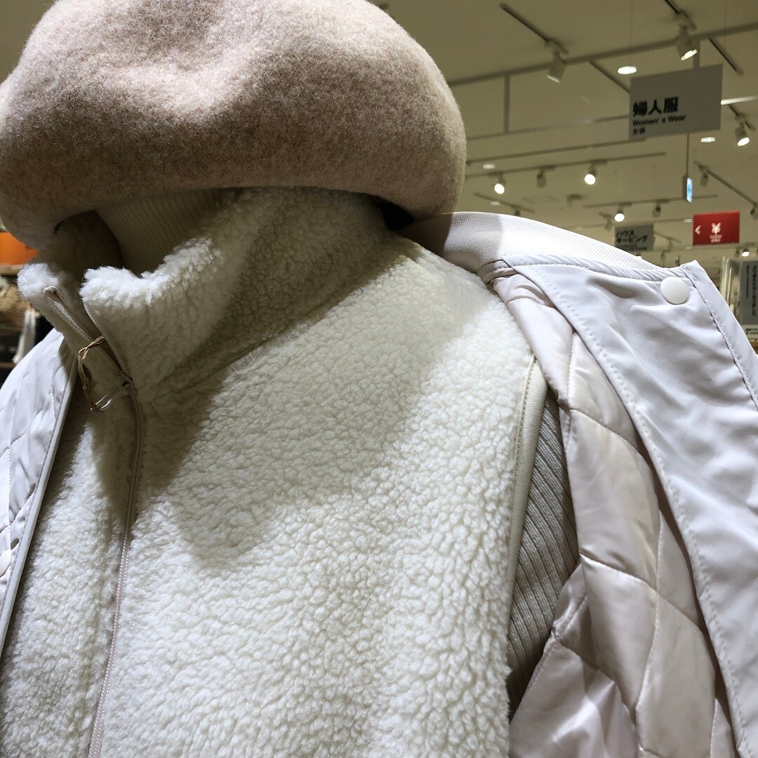 【コクーンシティさいたま新都心】軽くて暖か、ボアシリーズ
