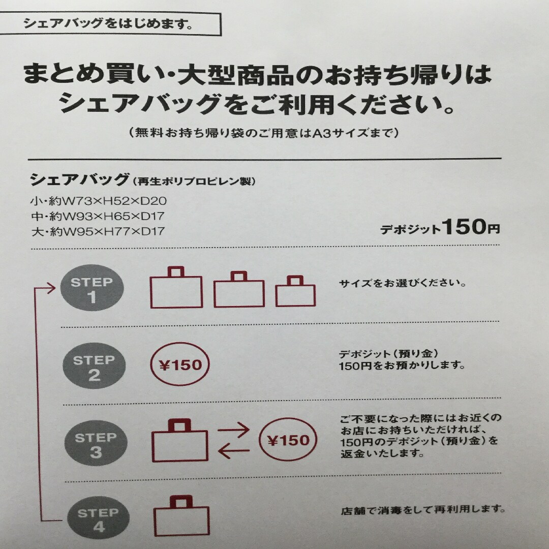 【ザ・モール仙台長町】マイバッグご利用特典のご紹介｜MUJIpassport ｜ 無印良品