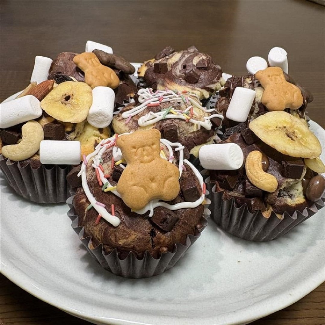 チョコチップマフィンが映っている写真