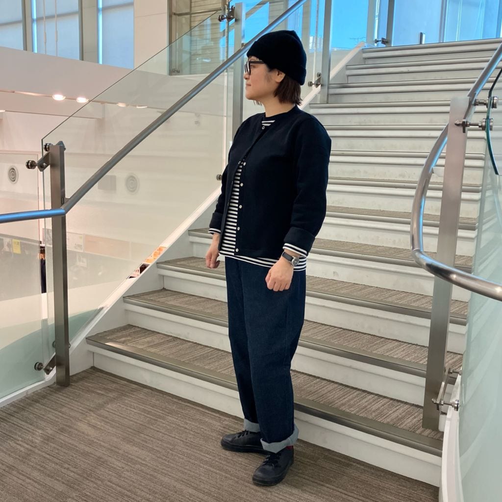 スウェットカーディガン