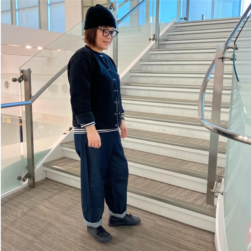 スウェットカーディガン