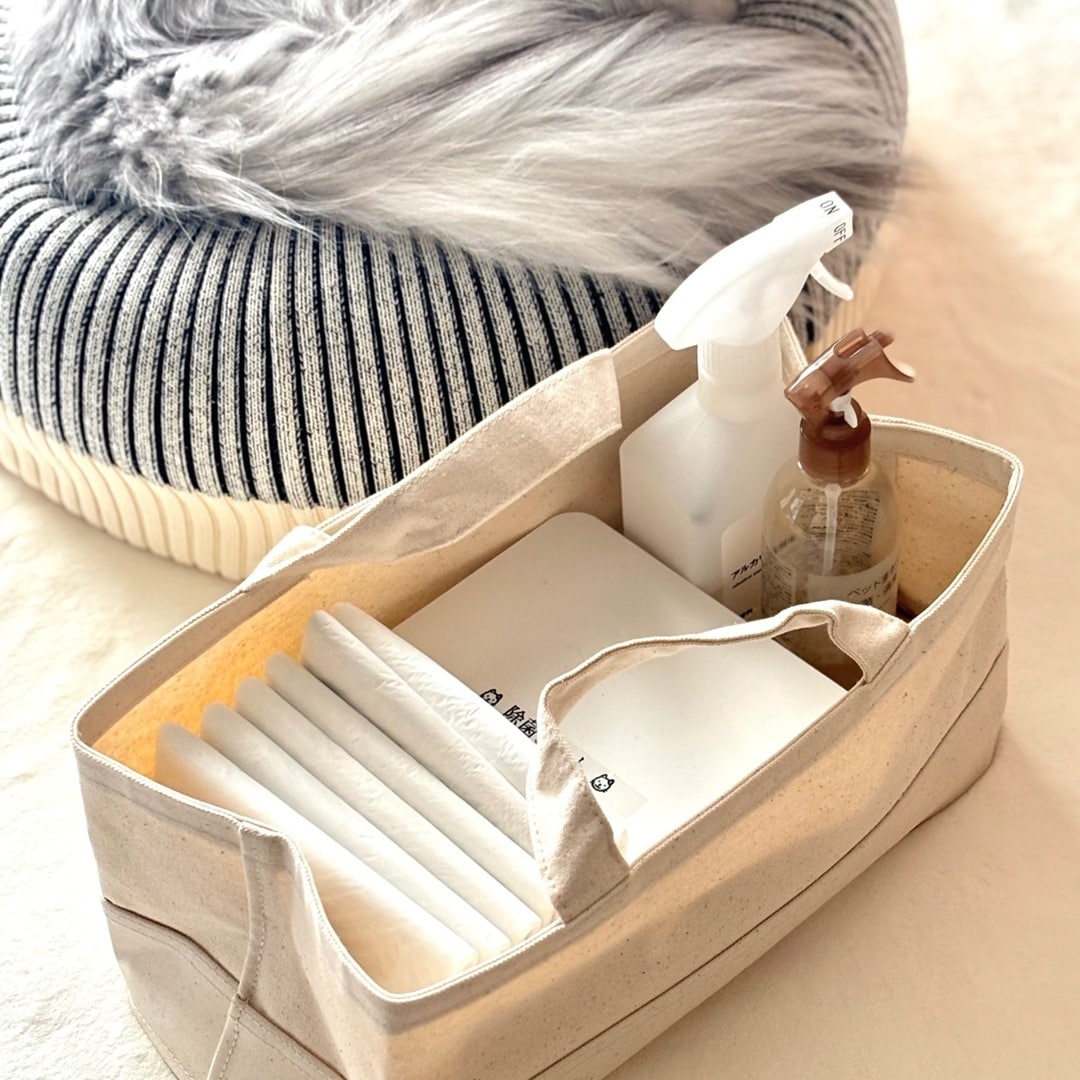 【ザ・モール仙台長町】綿帆布　持ち手付ソフトボックス