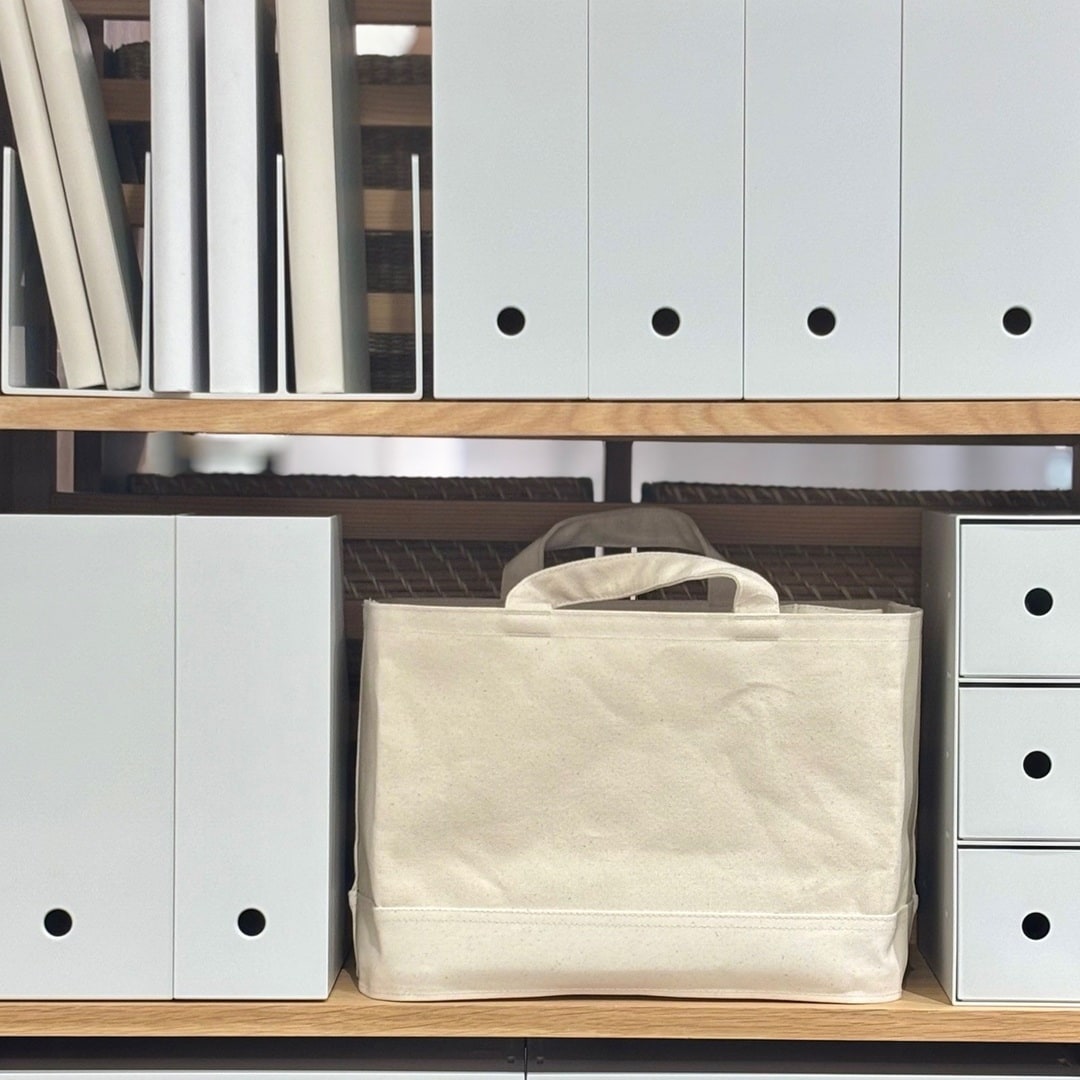 【ザ・モール仙台長町】綿帆布　持ち手付ソフトボックス