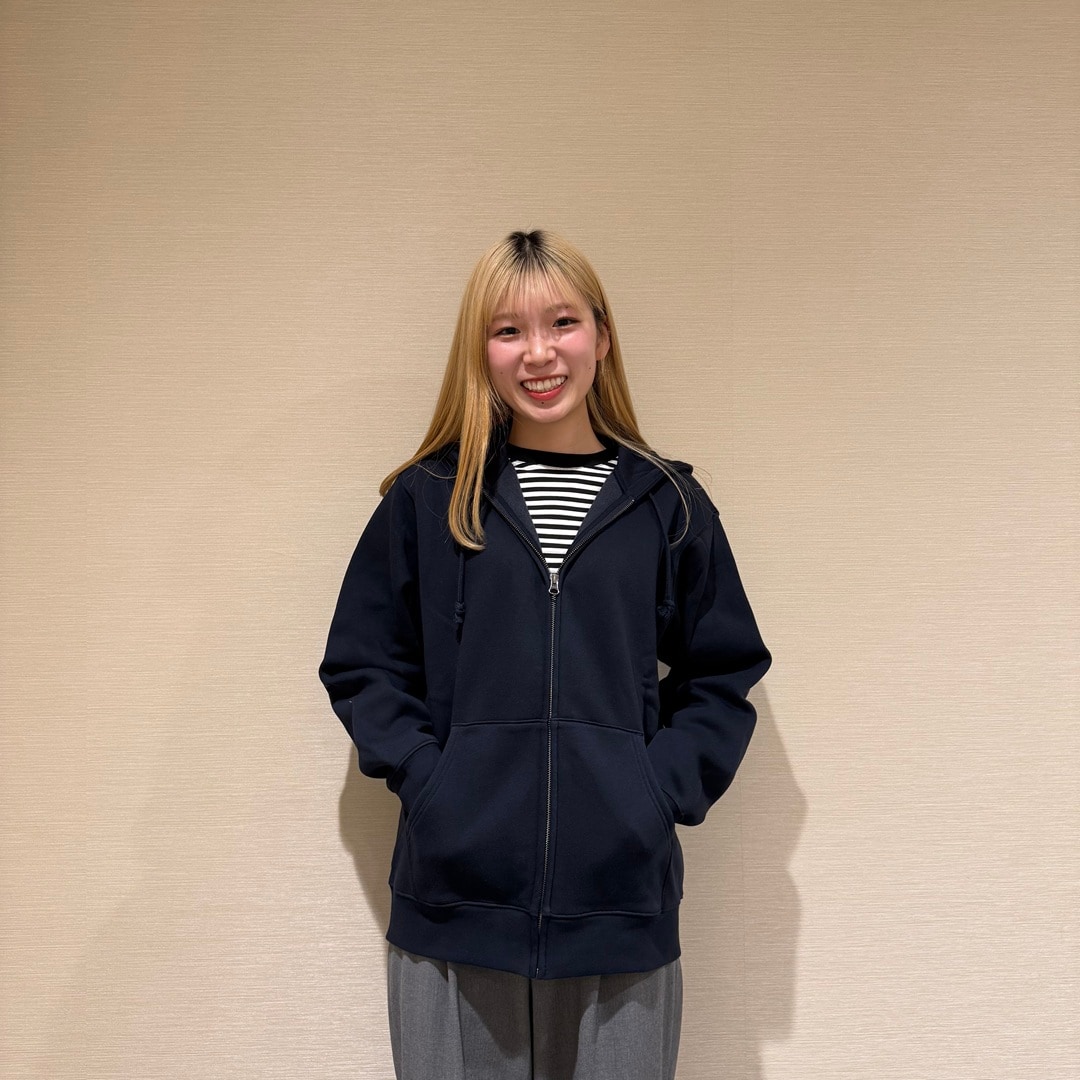 神戸阪急_パーカー_重ね着