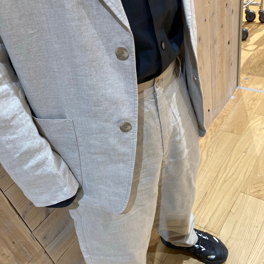 リネン　パンツ