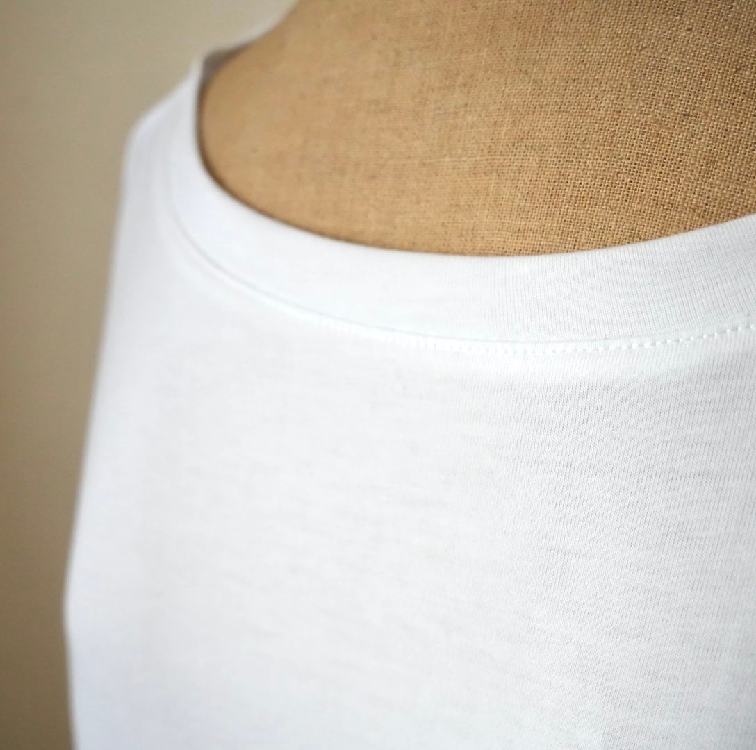 生地首元アップ