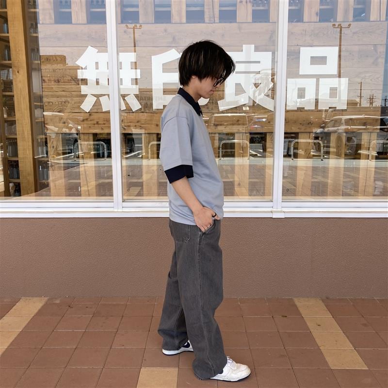 【堅田】涼感UVカットワイド半袖Tシャツ横