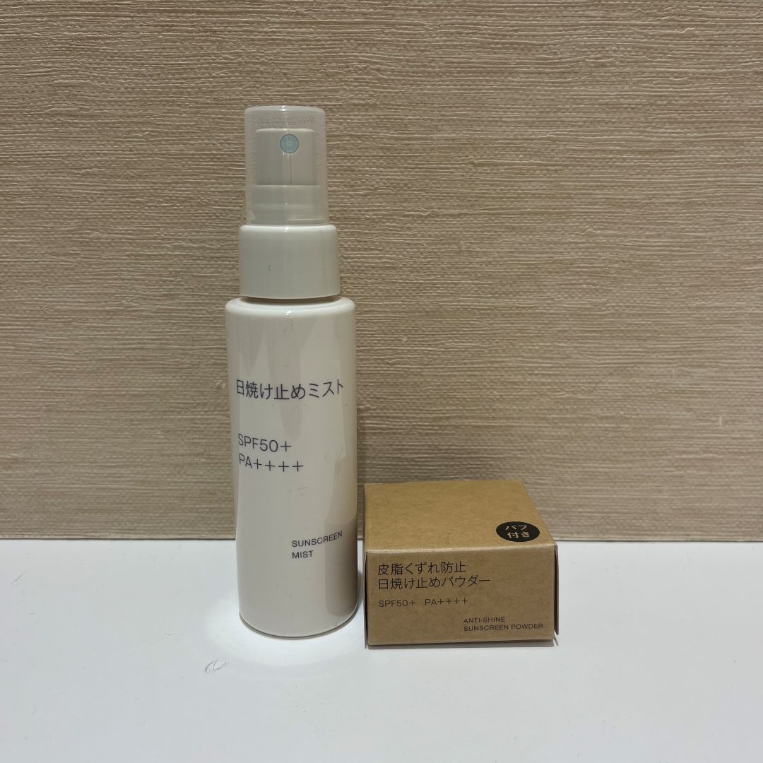 日焼け止めパウダーミストの写真