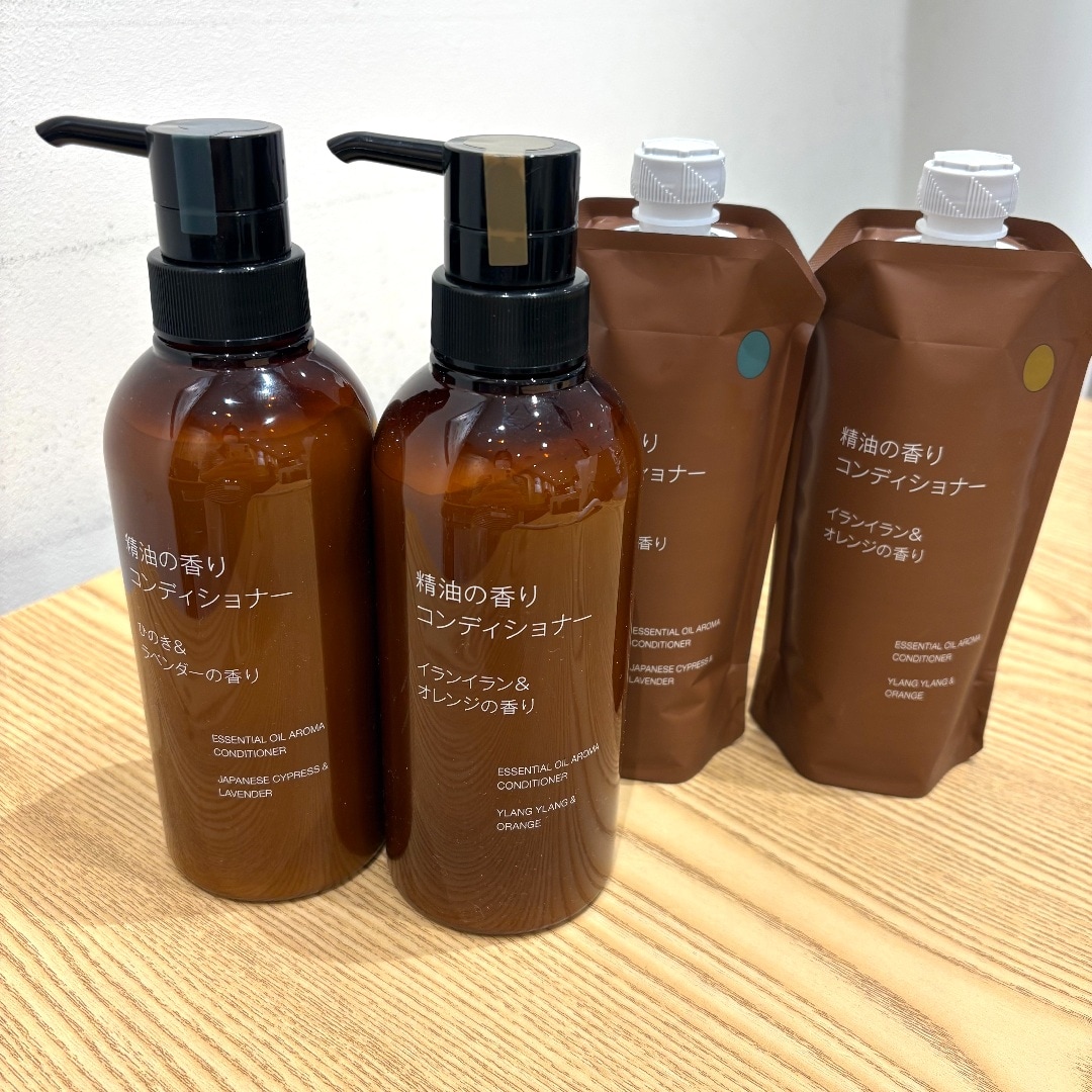 無印良品500NAMBAなんなん】精油の香り シャンプー/コンディショナー