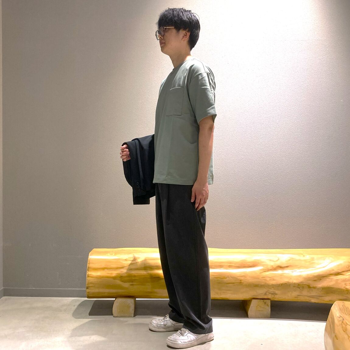 横