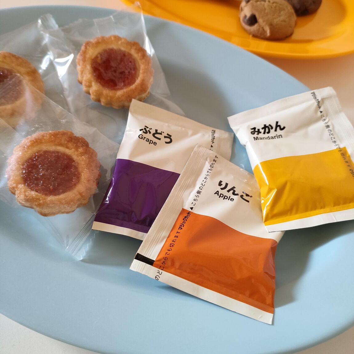 ゼリーといちごのジャムパイ