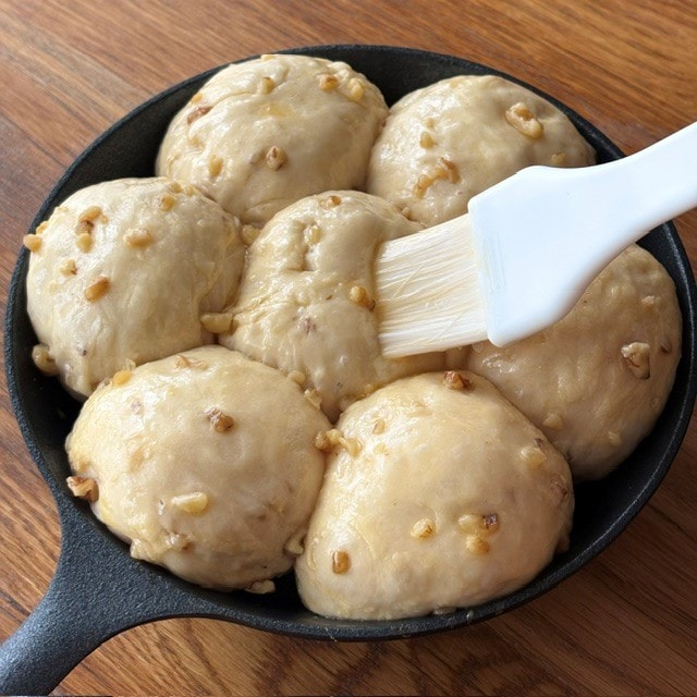 焼く前