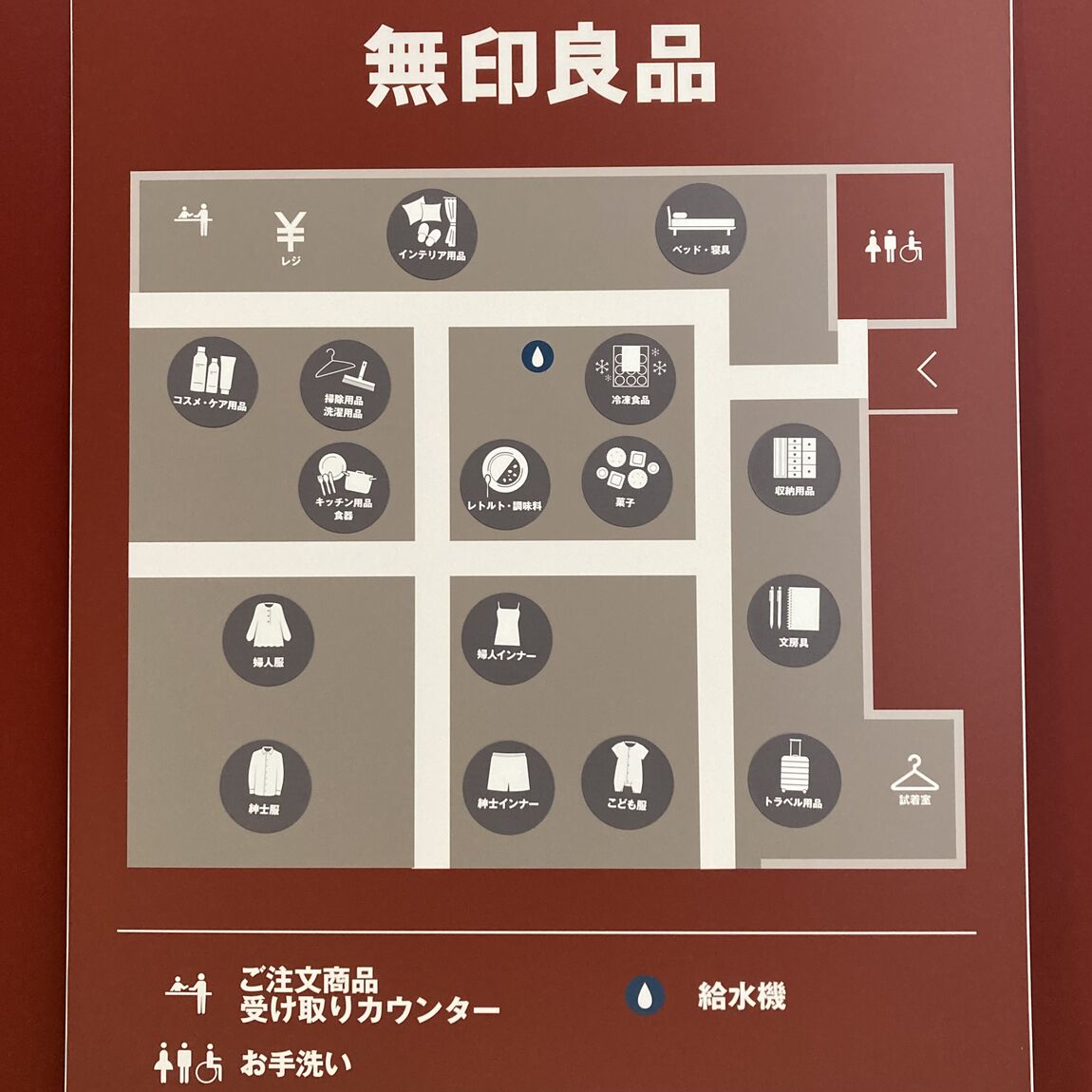 イオン新潟西フロアマップ