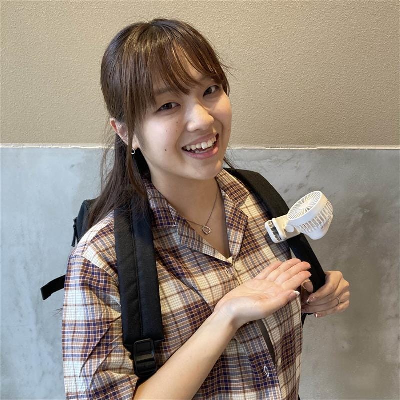 置いても使える充電式クリップファンミニ