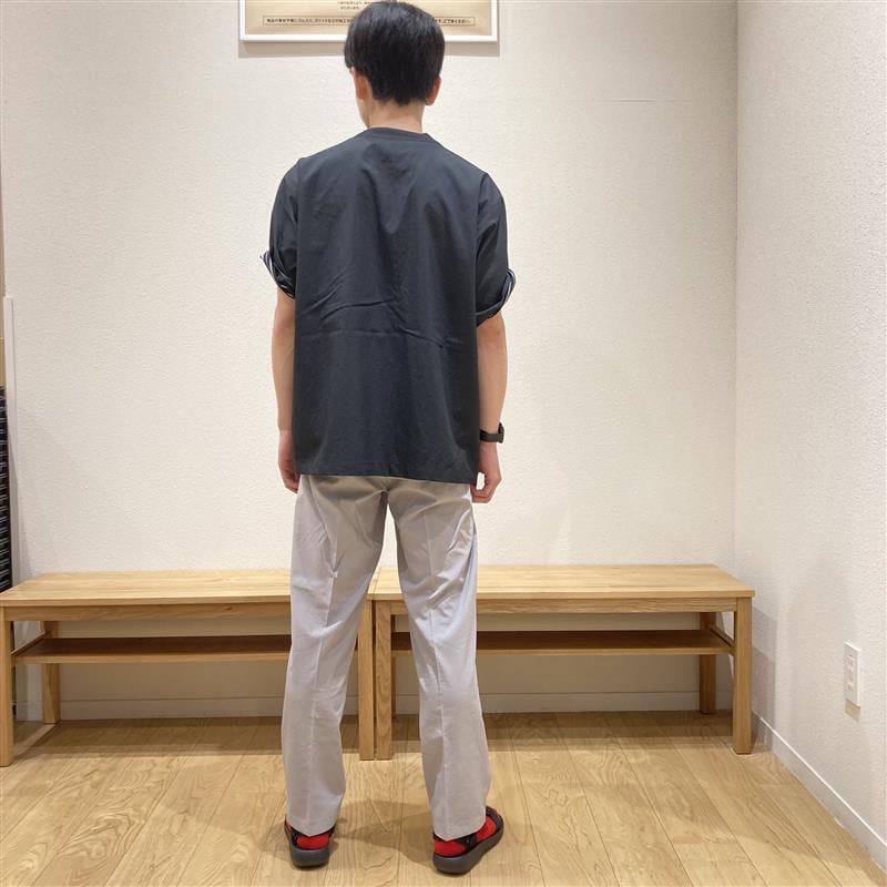 【堅田】紳士風を通すコーディネート後ろ