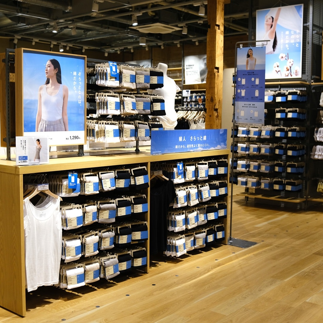 婦人さらっと綿 売場