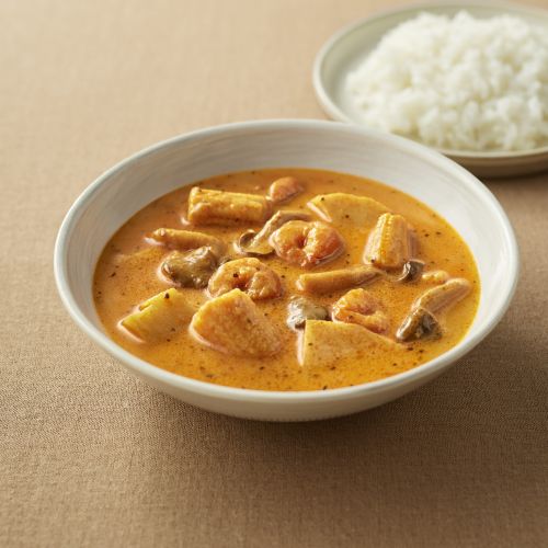 海老のビスクとトマトのスープカレー