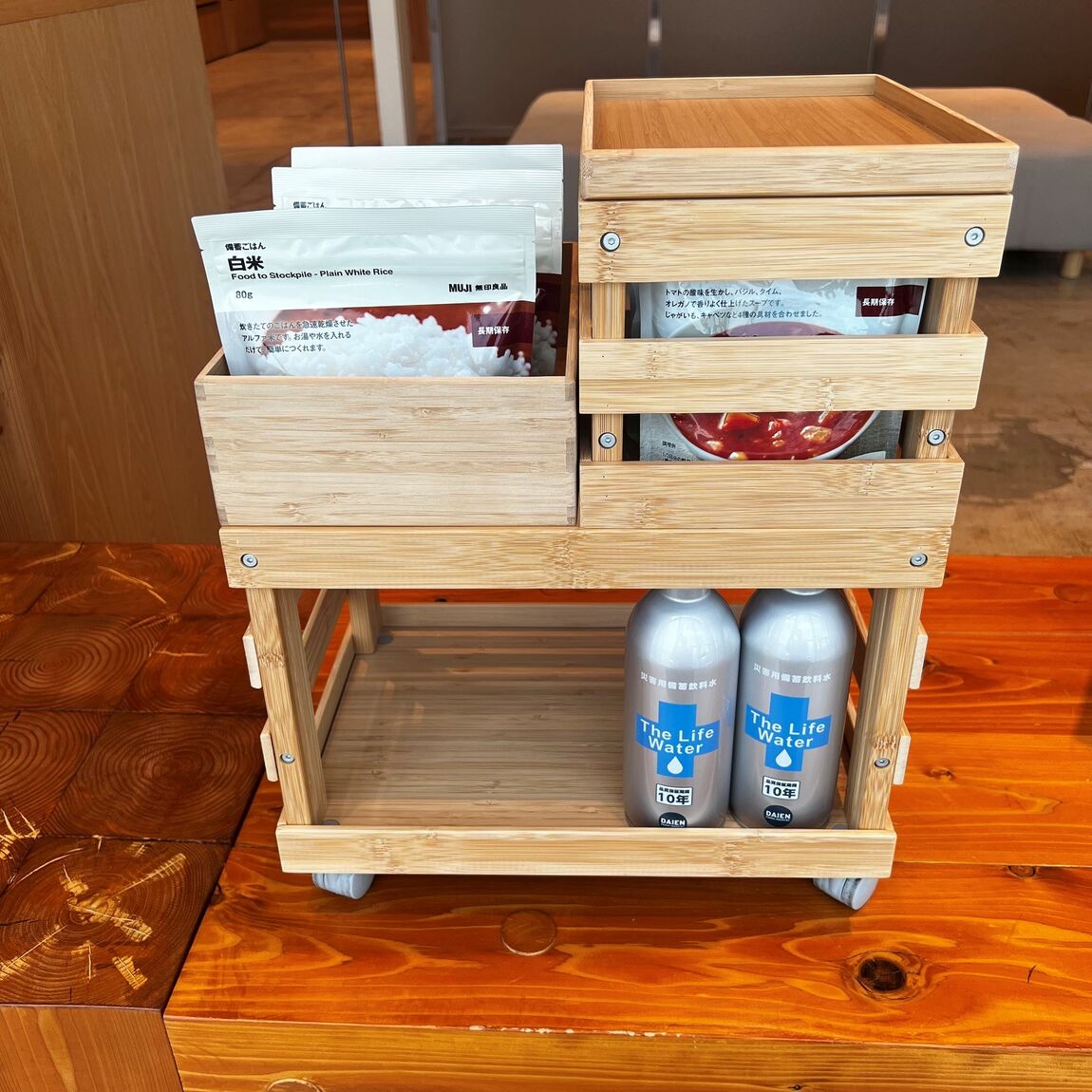 【ゆめタウン三豊】新商品　竹材すのこボックス_LXk74W