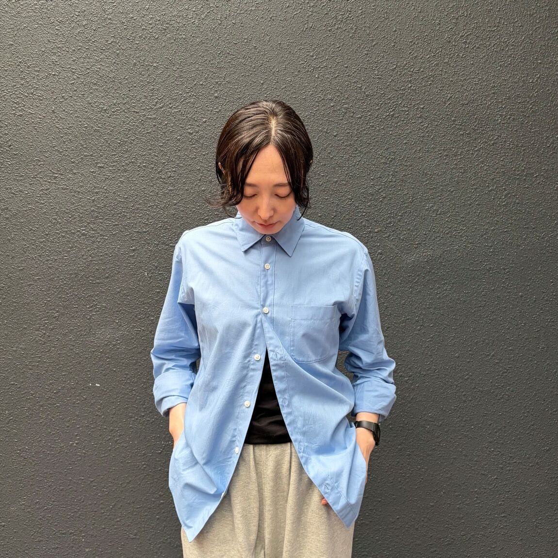 シャツのアップ