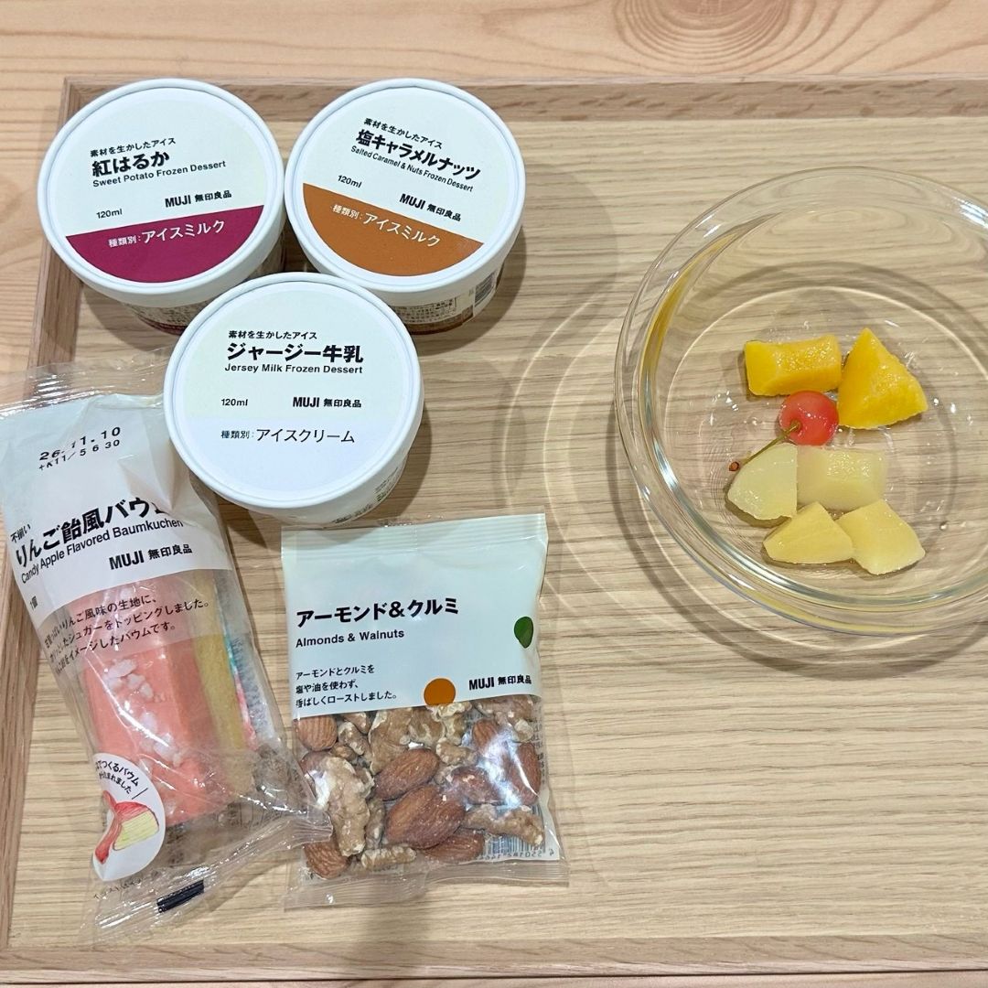 パフェ　材料