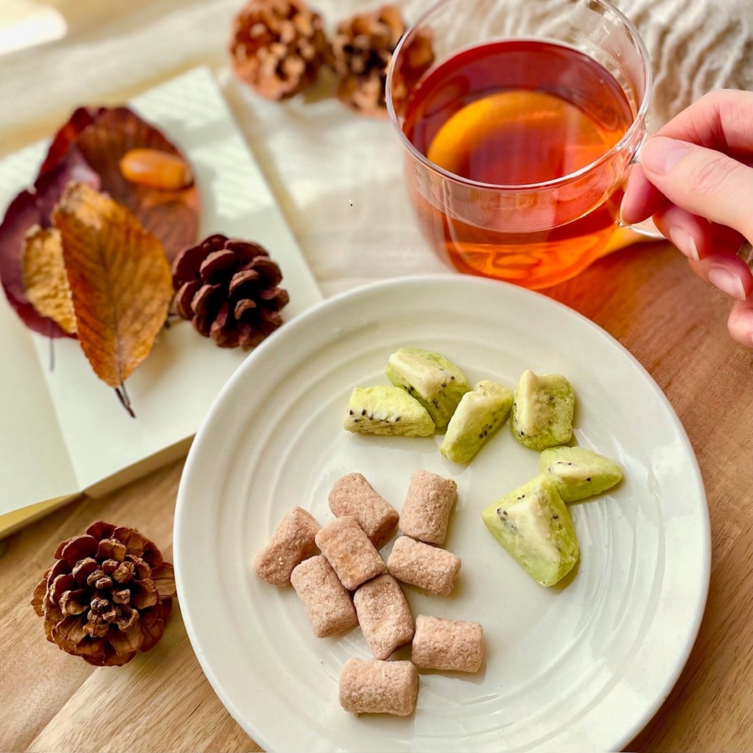 秋チョコと紅茶
