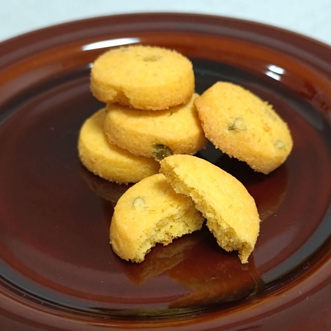 かぼちゃのクッキー割り画像