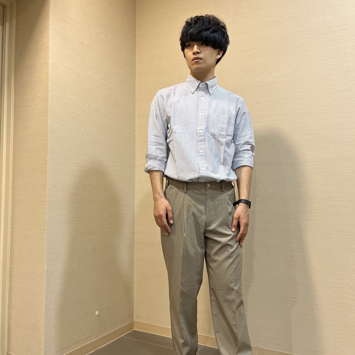 紳士 長袖シャツ
