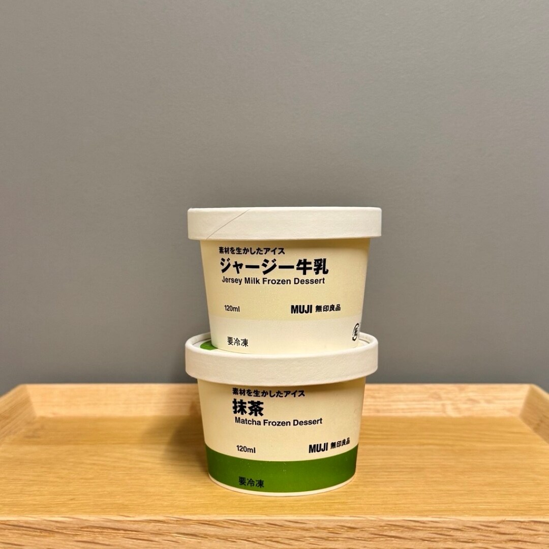 素材を生かしたアイス　パッケージ