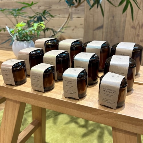 フレグランスキャンドル4種類の画像