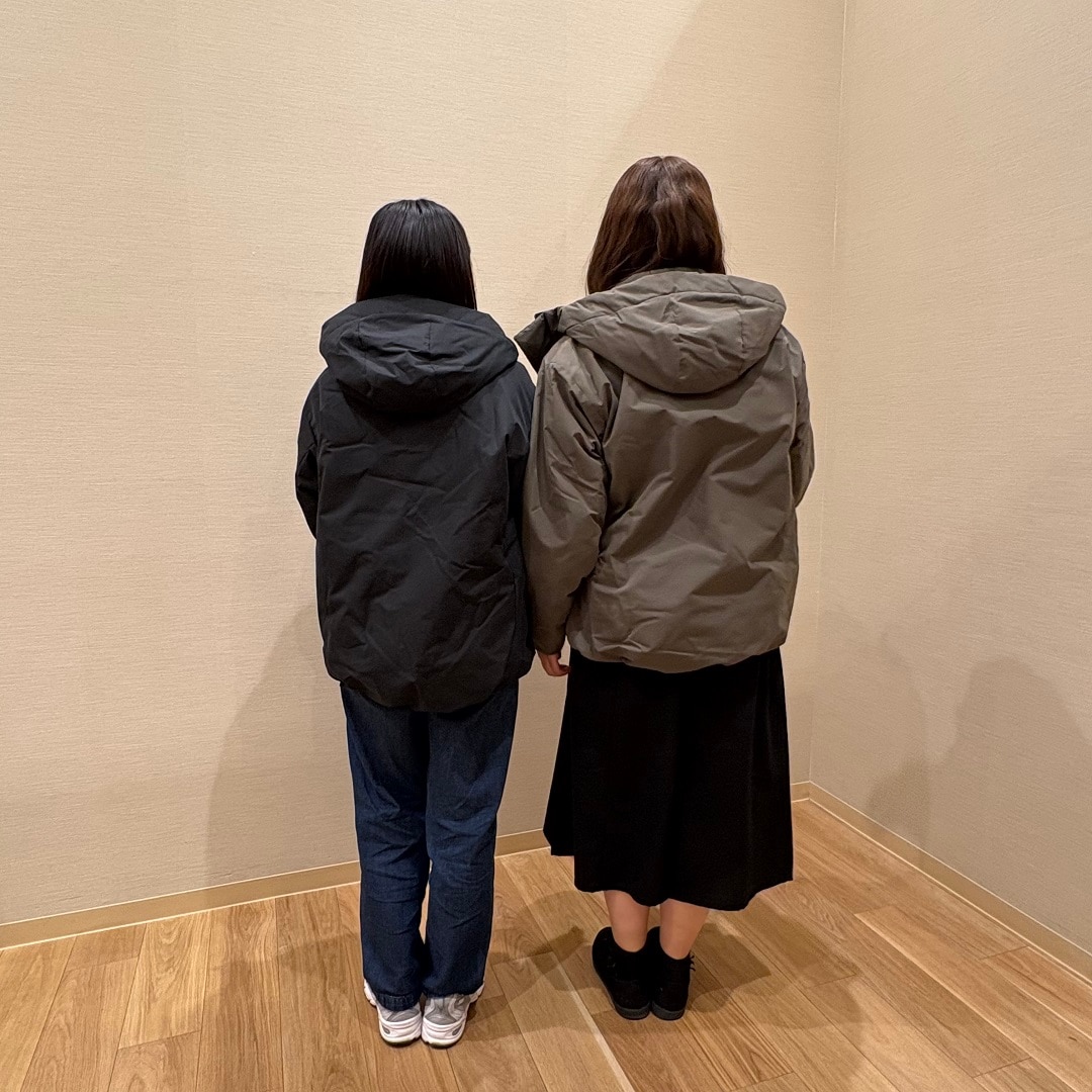 防風撥水中わたフードジャケット